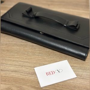 VALENTINO RED EVENING BAG WITH SHOULDER STRAP